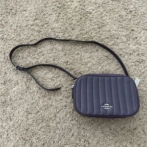 Coach Purple Belt Bag Quilted Design